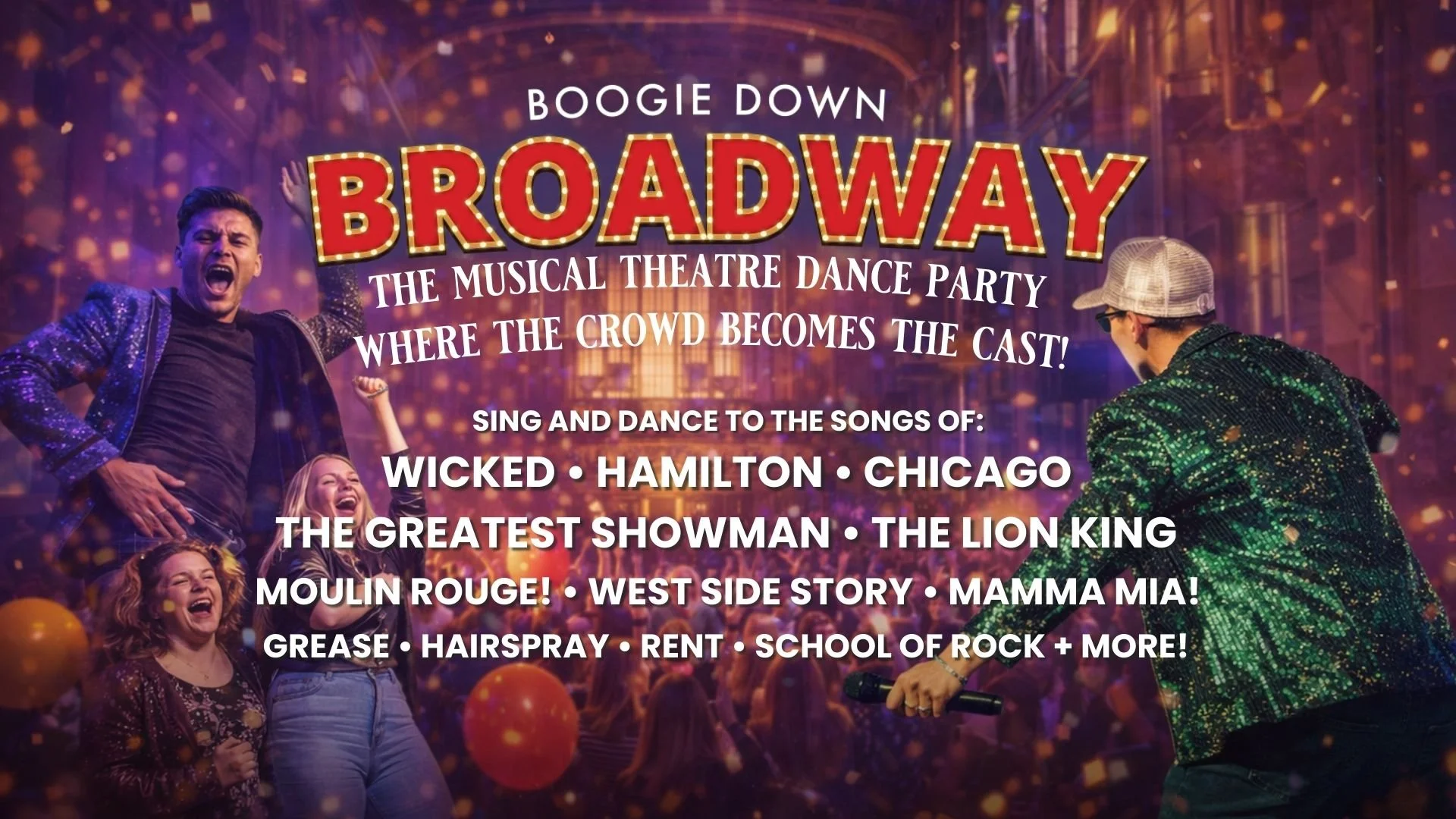 Boogie Down Broadway: A Singalong Dance Party — Atwood Music Hall